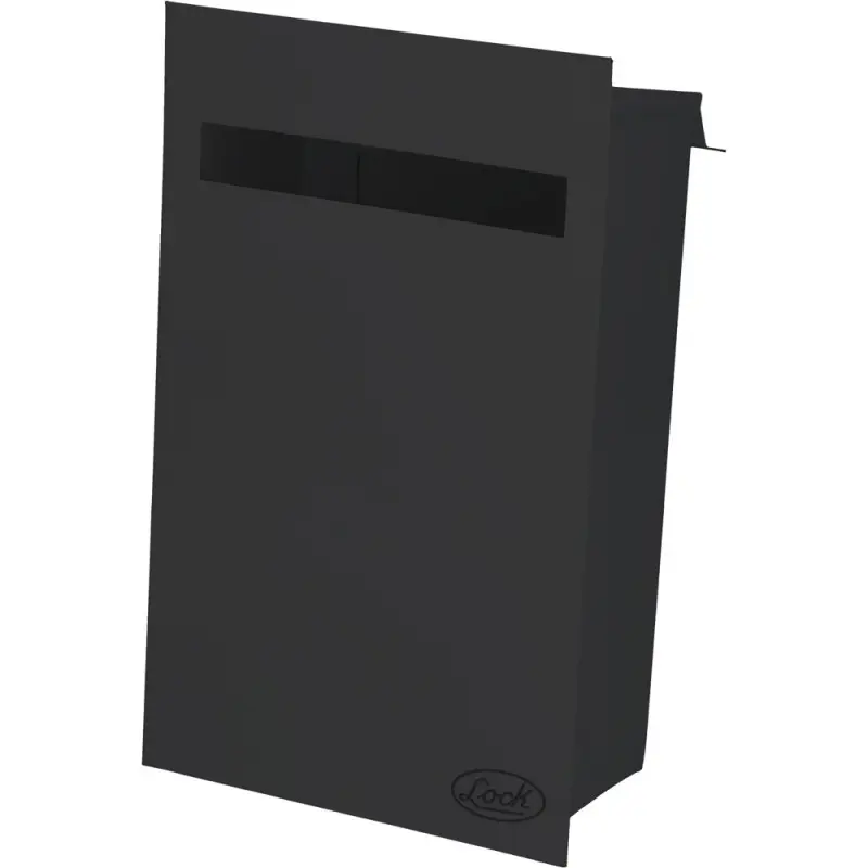 11BZ Buzon negro 21.5x35x10.5cm Lock