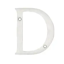 L701DCS Letra D slim 4" sat Lock