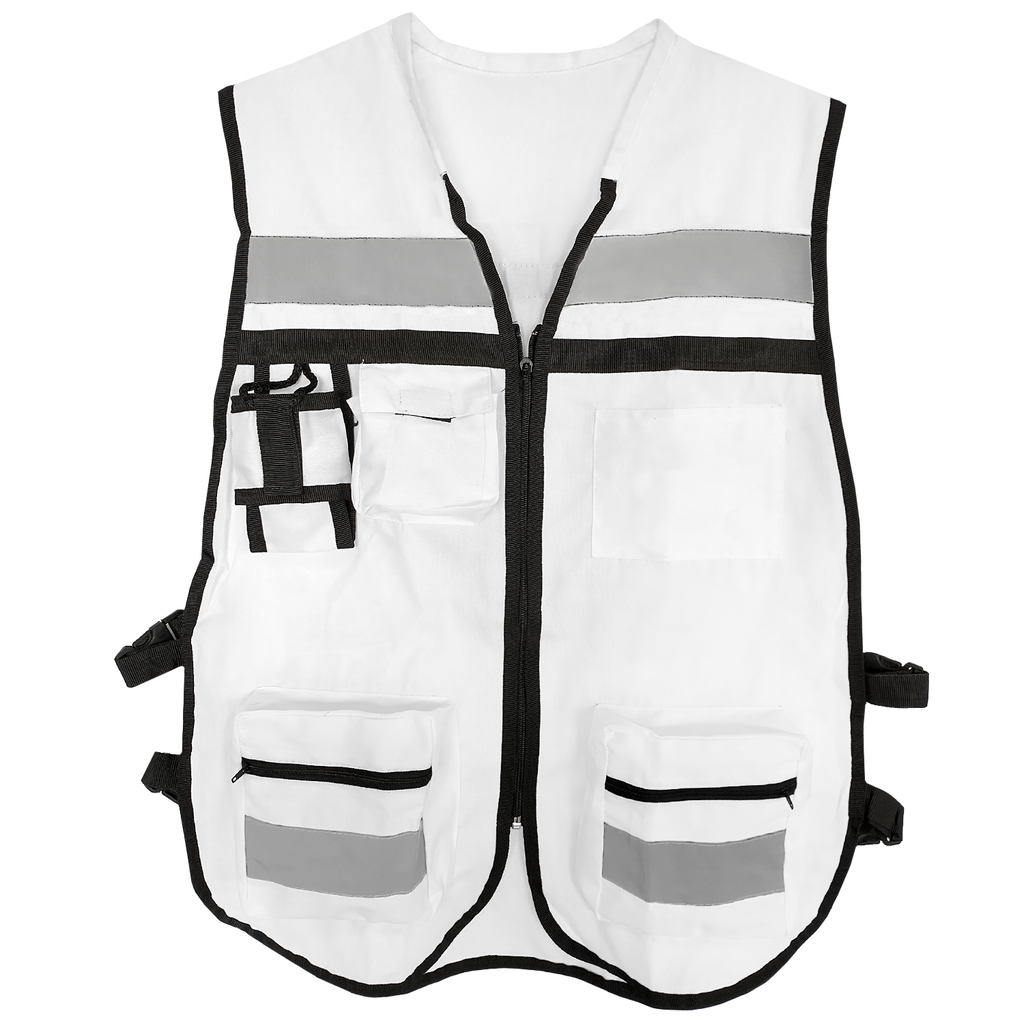 CHTBBL CHALECO TIPO BRIGADISTA BLANCO