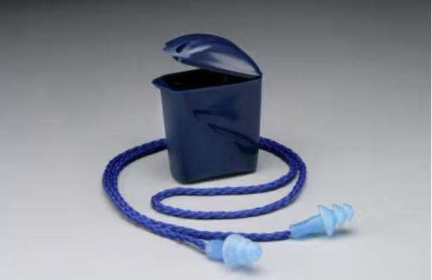 Pieza tapon auditivo reusable  c/ estuche NRR 25 db 3M