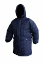 Chamarra larga de proteccion Térmica contra bajas temperaturas modelo cazador, botones ajustables inoxidables, gorro ajustable talla Mediana