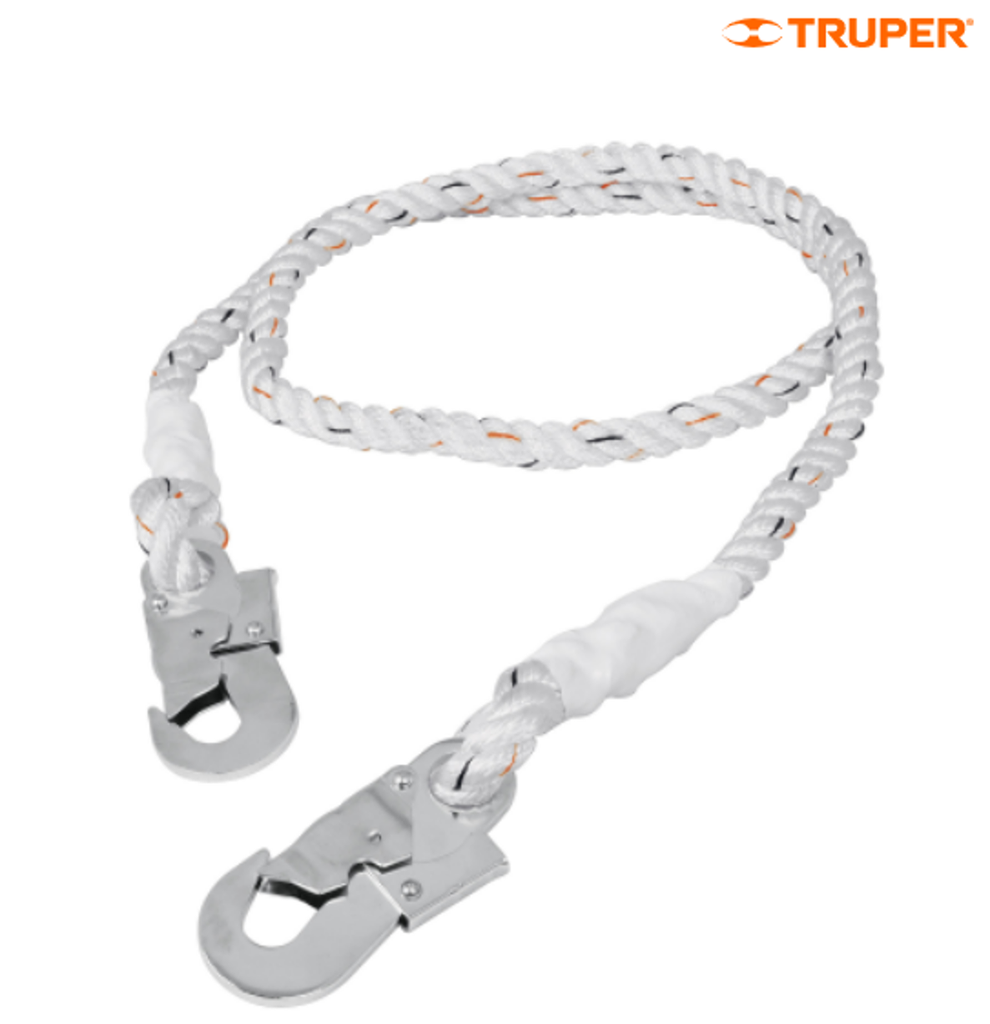 14436 Cable de posicionamiento cuerda de poliéster de 2 m, Truper CAB-5489-20