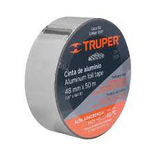 12137 Cinta de aluminio de 48 mm x 50 m, Truper CALU-50