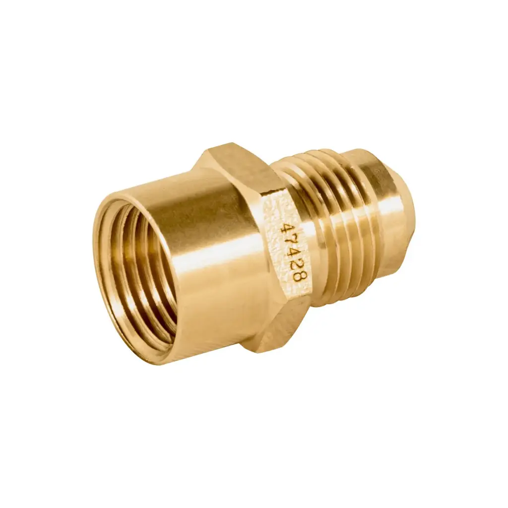 Niple campana de latón de 3/8' x 3/8', Foset clg-491