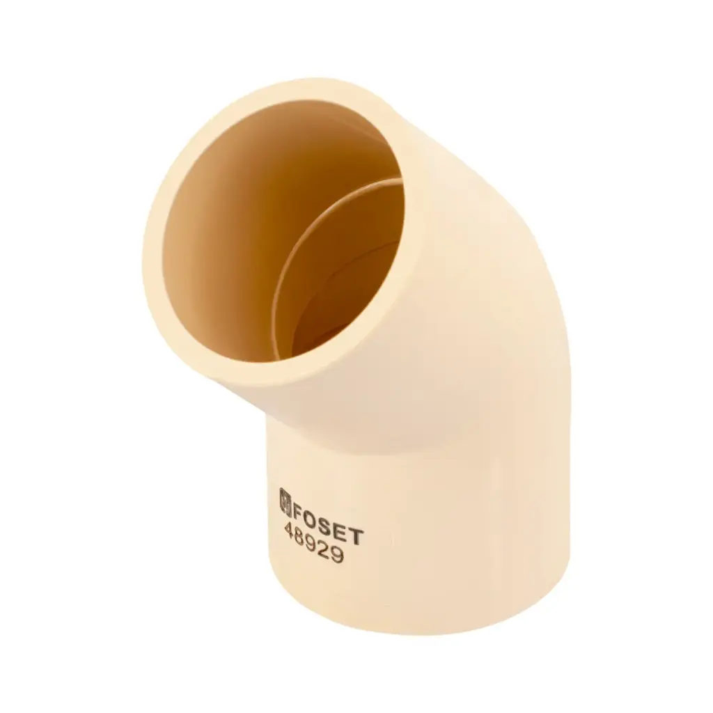 48929 Codo 45° CPVC de 1-1/4', Foset CPVC-864