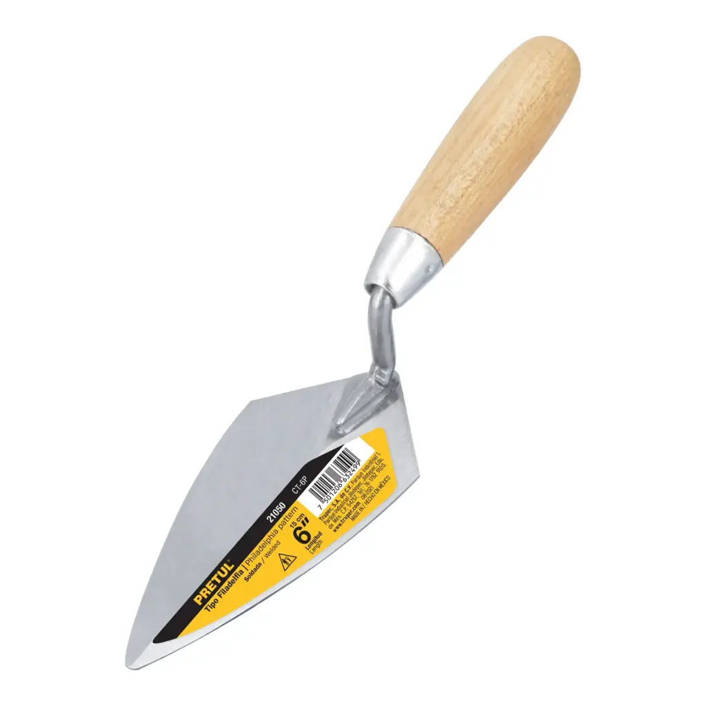 21050 Cuchara para albañil 6' tipo Filadelfia, Pretul CT-6P
