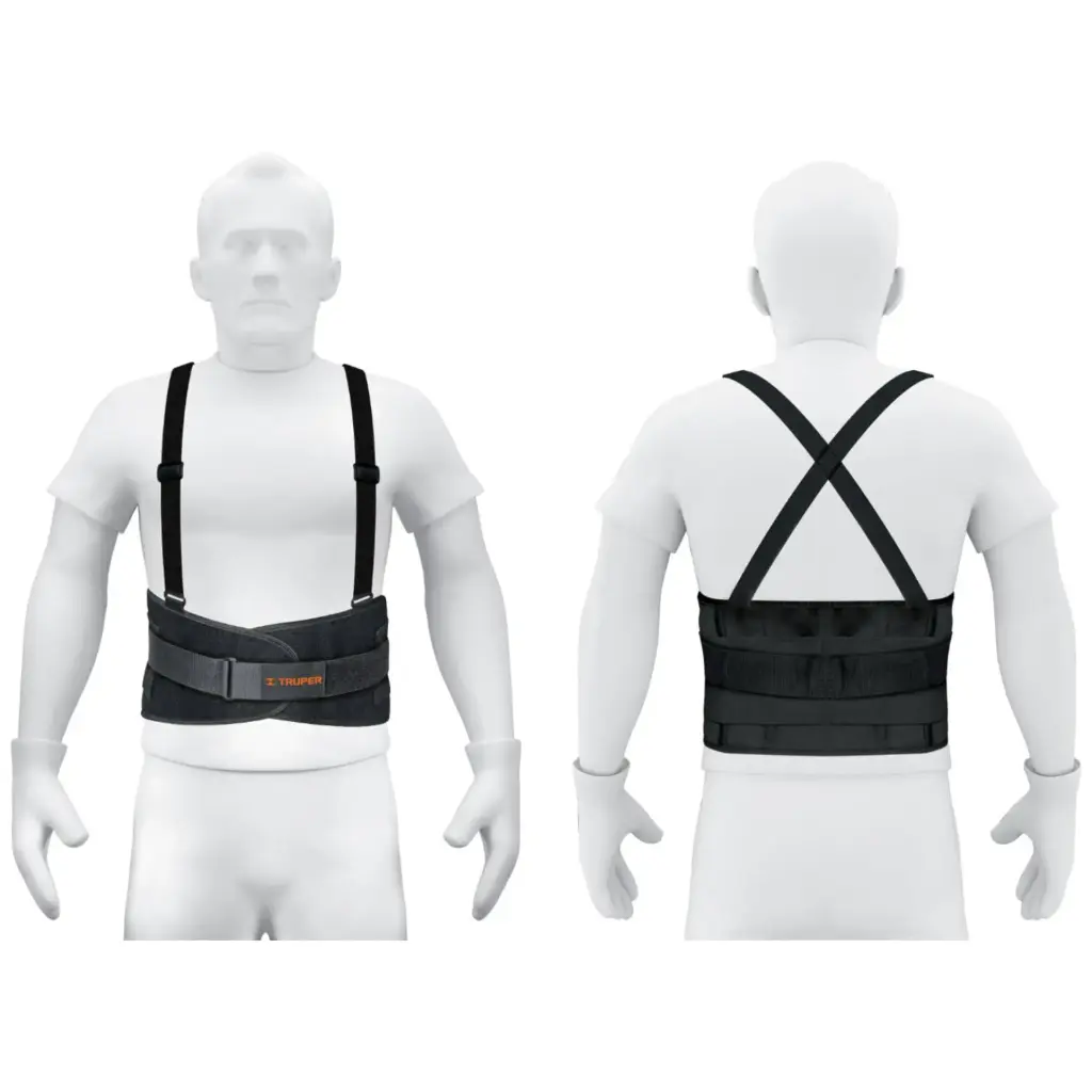 Faja lumbar con tercer cinturón, talla ch, Truper faja-sx