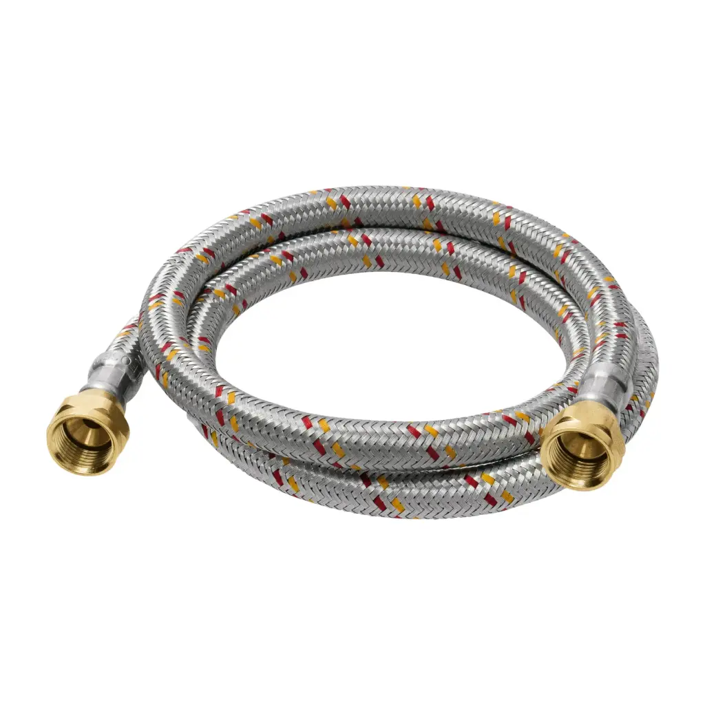 24061 Manguera para gas, aluminio, 3/8' X 100 cm, Foset Basic FGA-10P