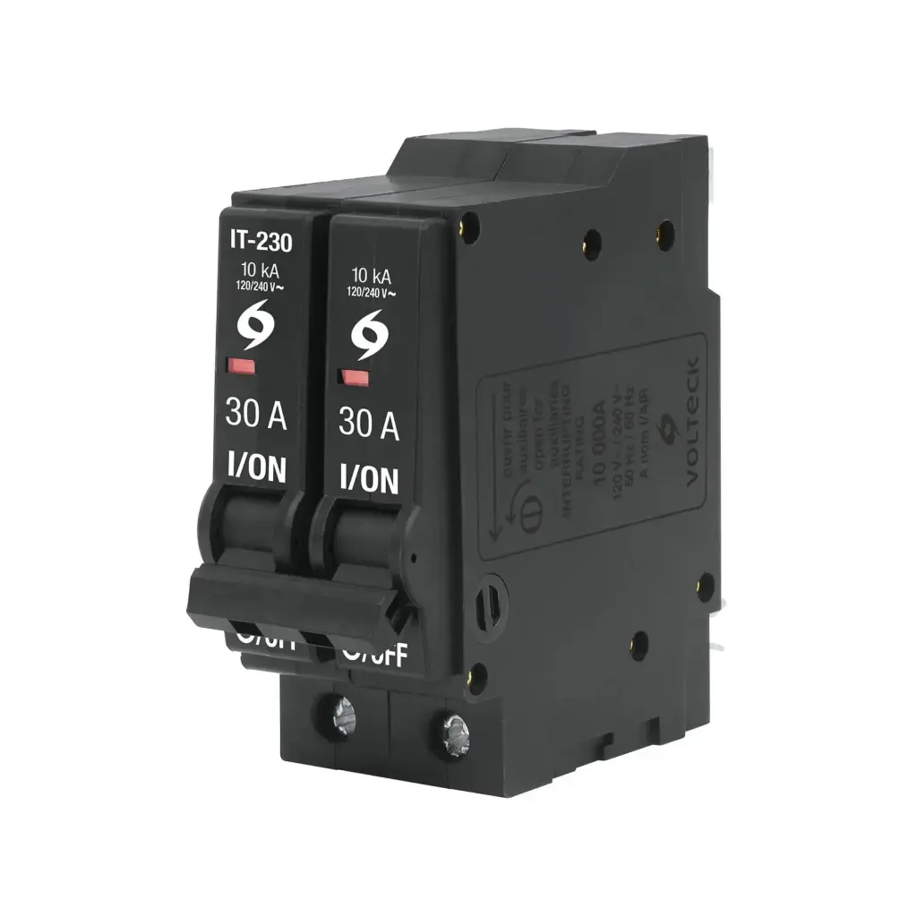 46705 Interruptor termomagnético 2 polos 30 A, Volteck IT-230