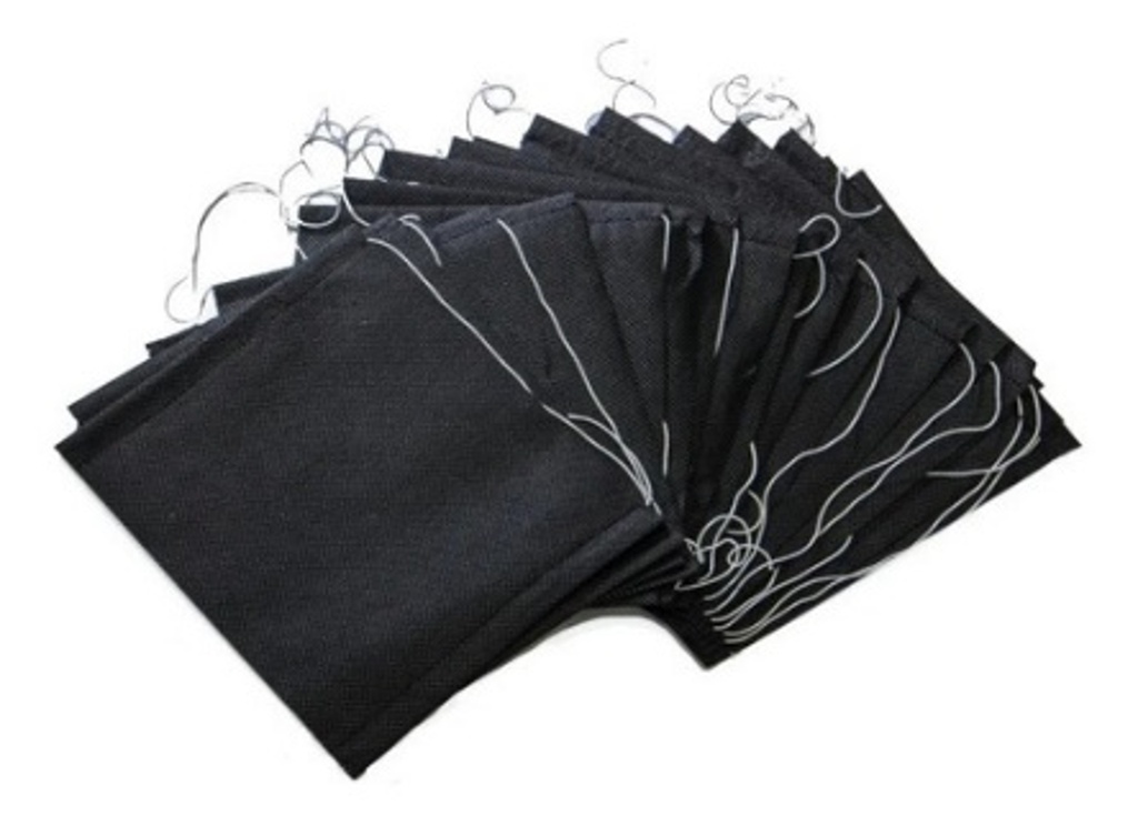 CUBRE0402 CUBREBOCA DE TRES CAPAS REUSABLE NEGRO POR PIEZA