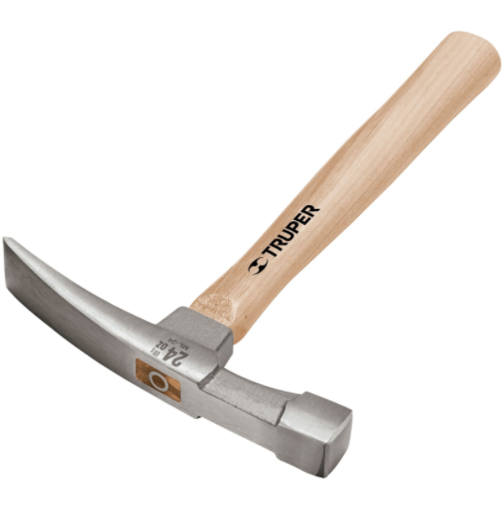 Martillo 24 oz ladrillero, mango 12', Truper ml-24