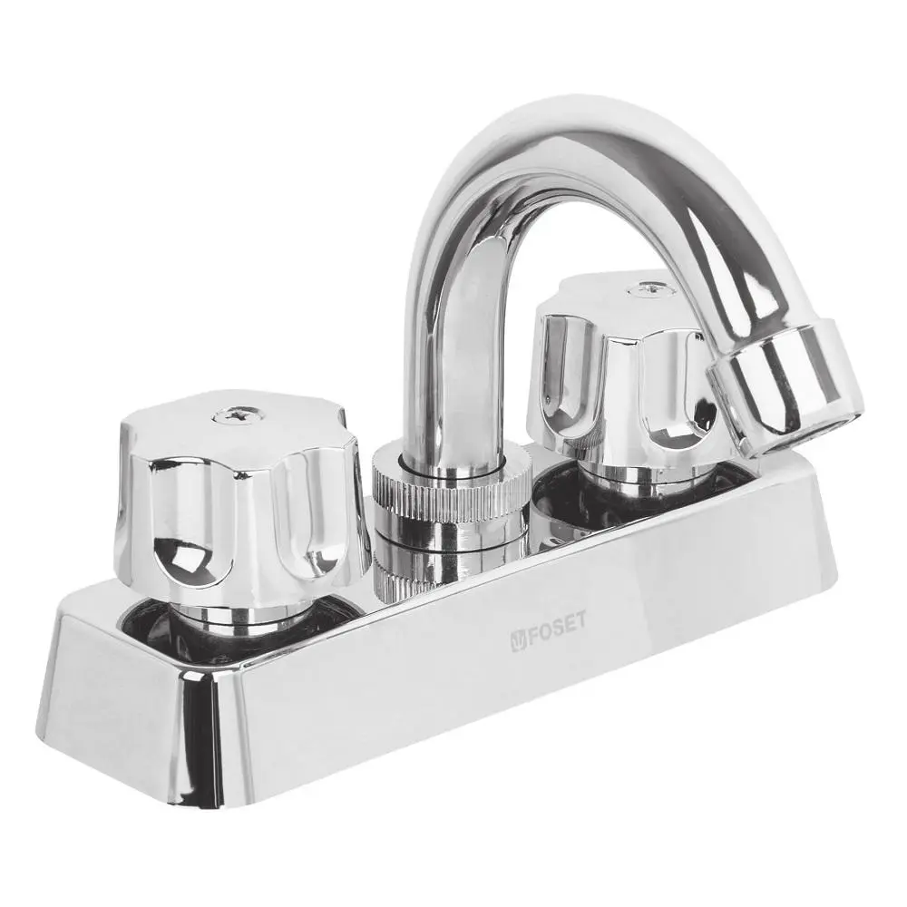 49282 Mezcladora plástica 4' cuello curvo para lavabo, standard MP-050