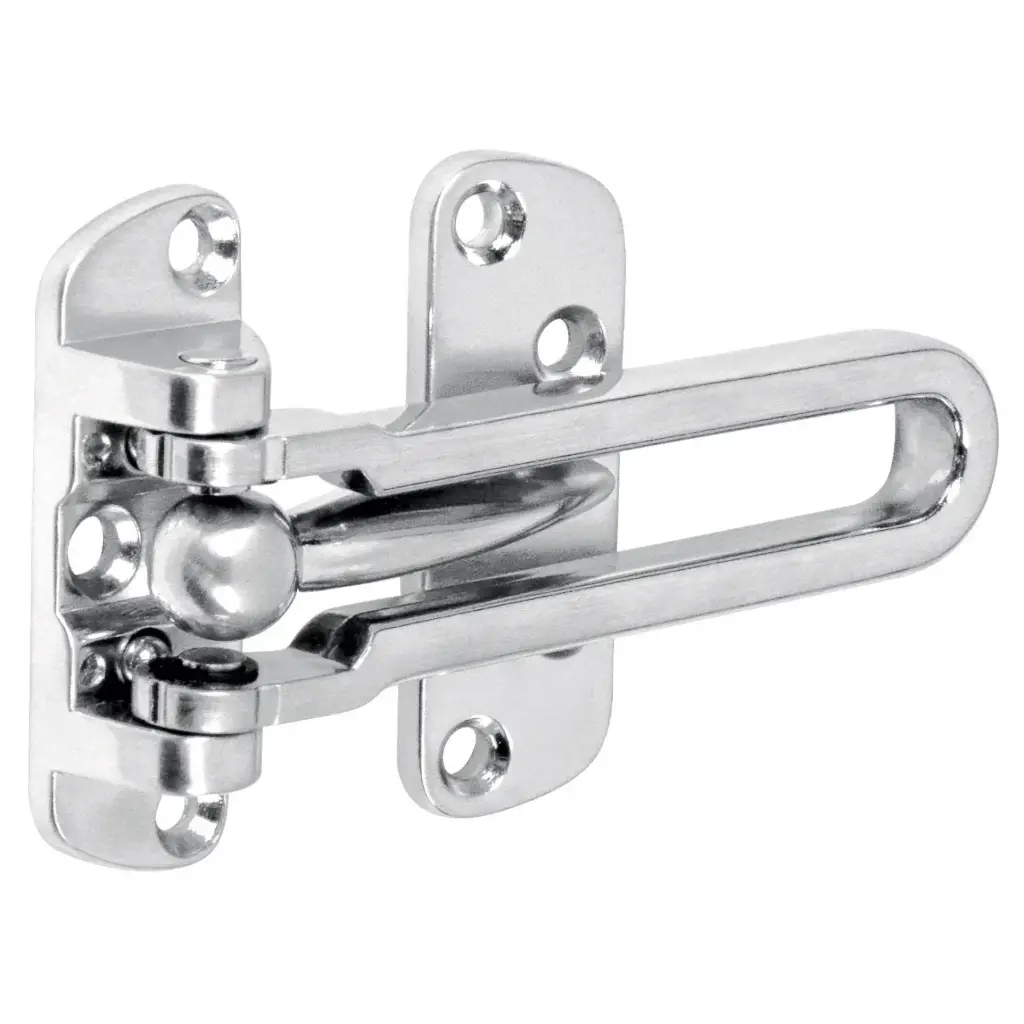 Pasador abatible para puerta, acabado cromo mate, Hermex paab-3