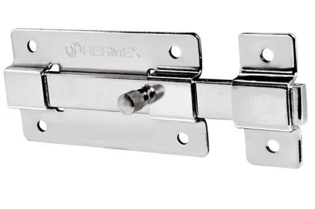 43720 Pasador de barra plana 4' acabado cromo, Hermex PAC-37