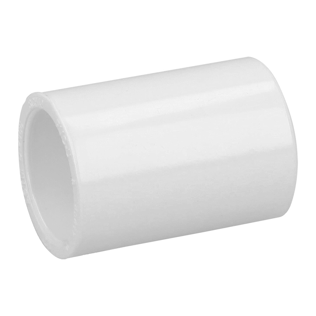 45417 Cople de PVC cédula 40 de 1/2', Foset PVC-261