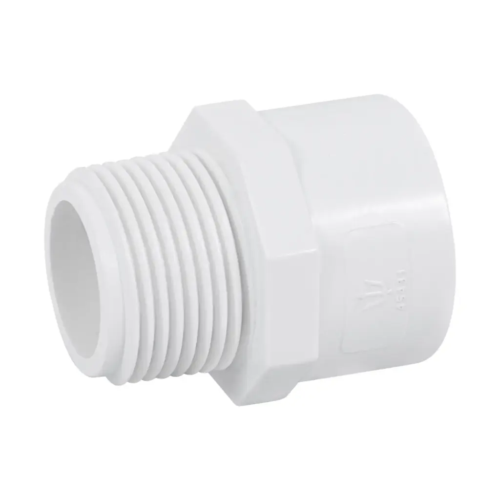 45431 Adaptador macho de PVC de 1', Foset PVC-613