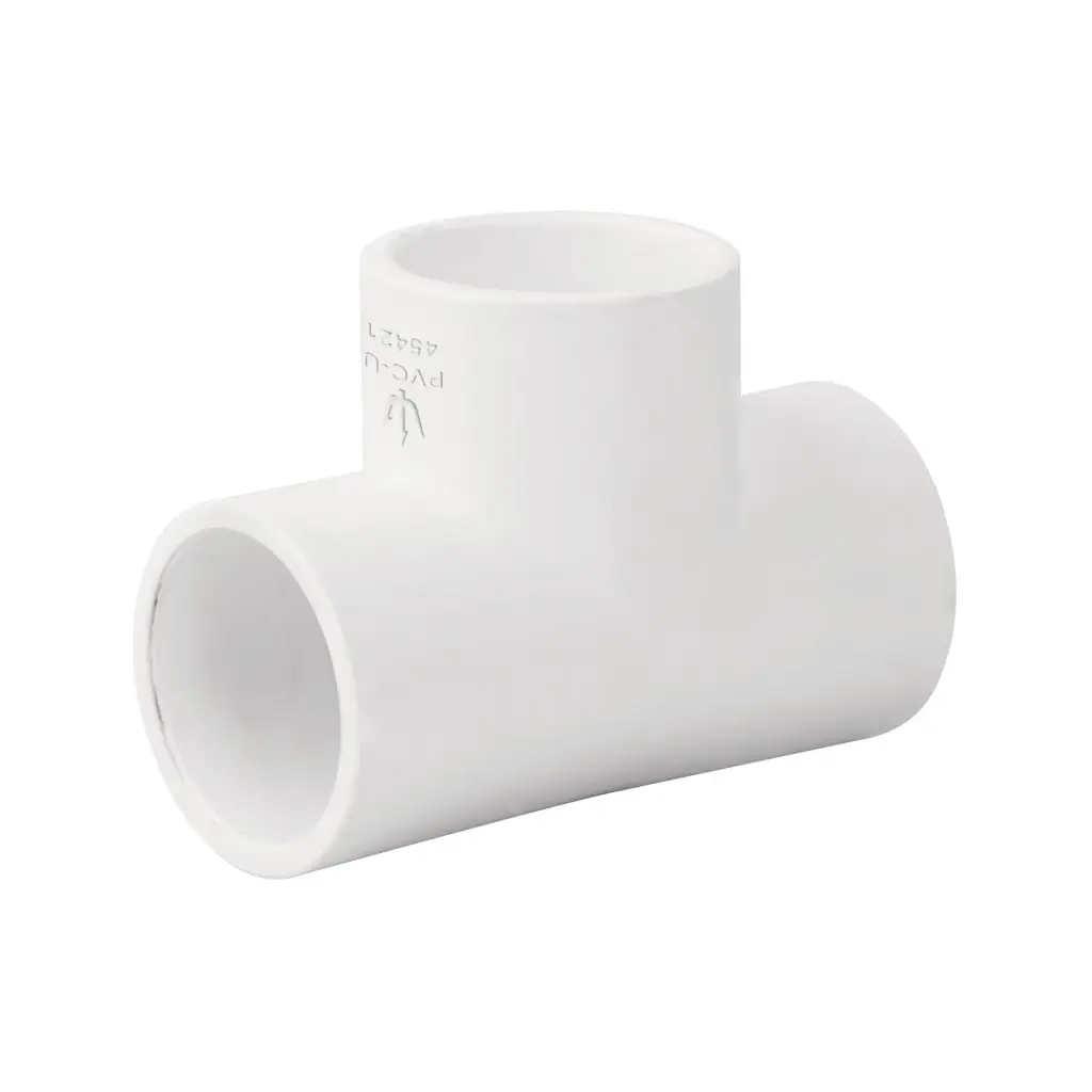 Tee sencilla de PVC 3/4', Foset pvc-762