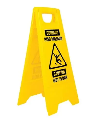 23020 Letrero de piso resbaloso, 60 cm, Klintek RESBA-60P