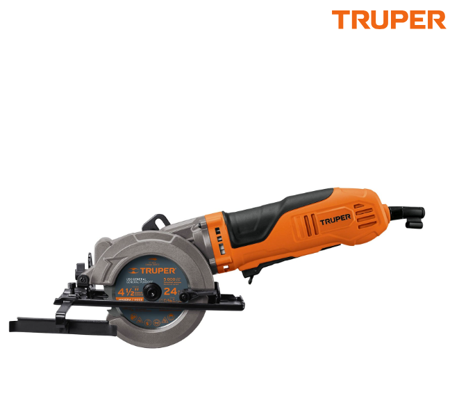 Sierra circular compacta 4-1/2' 420 w, profesional, Truper sici-4-1/2a unica pz