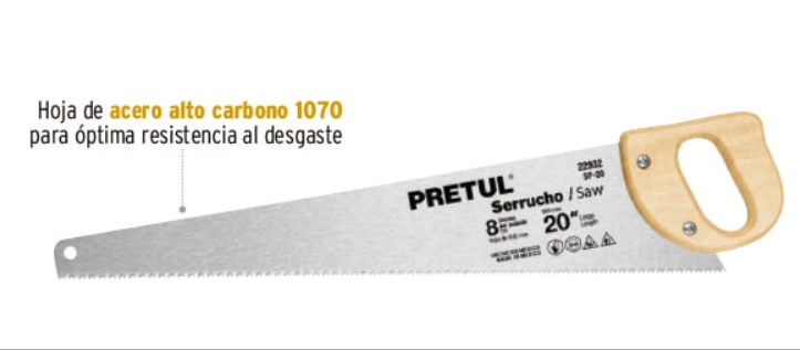 22931 Serrucho 18' Pretul SP-18