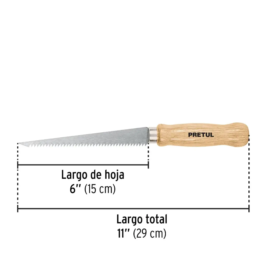 22934 Serrucho de 6' para plafón y muros de yeso, Pretul STR-6