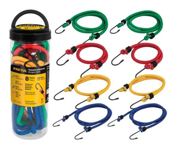 22021 Juego de 8 tensores elásticos, Pretul TENS-8