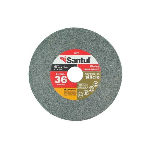 [7825] Piedra para esmeril 6 x1 x1 Santul