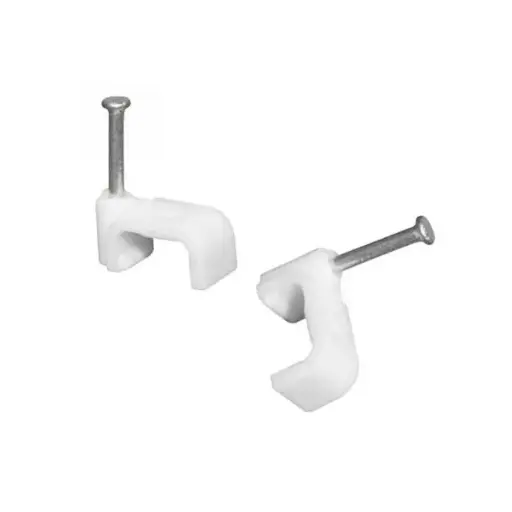 [4618] Grapa cuadrada p/cable 5x9mm Sanelec