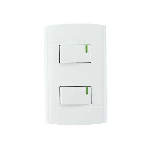 [4416] Placa Roma apagador sencillo y Sanelec