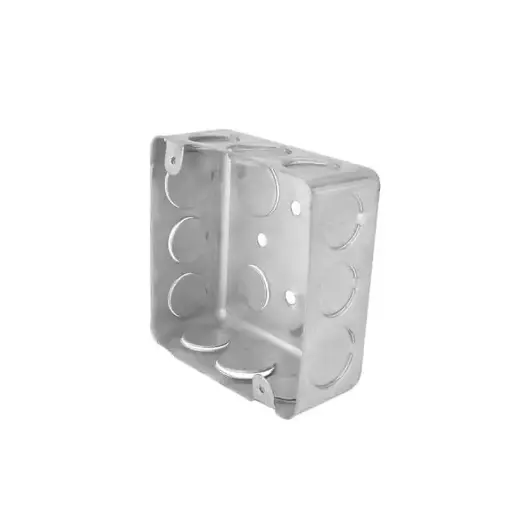 [4356] Caja tipo chalupa de 4  x 4 Sanelec