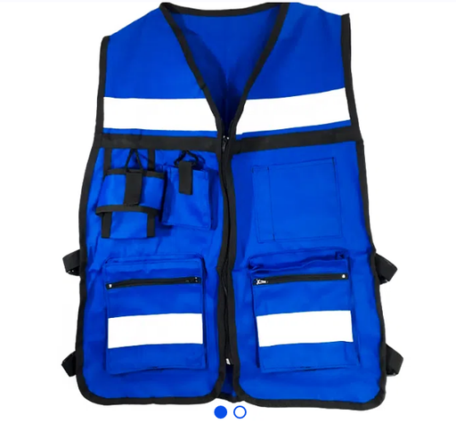 [CHTBAR] CHTBAR CHTBAR CHALECO BRIGADISTA AZUL  CLARO REY