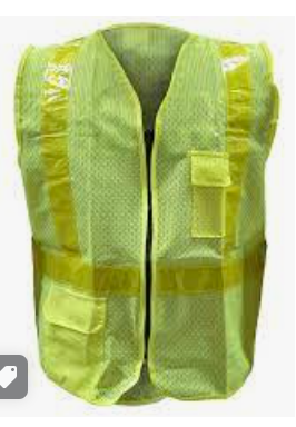 [CLR8000V] Chaleco Lica de malla verde con reflejante y cierre