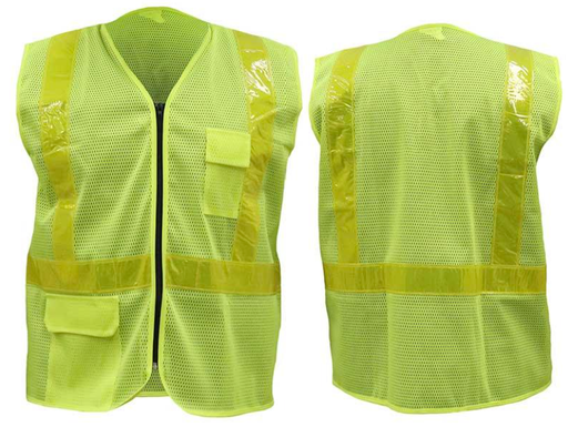 [CLR9000V] Chaleco Lica alta visibilidad reflejante PVC con cierre