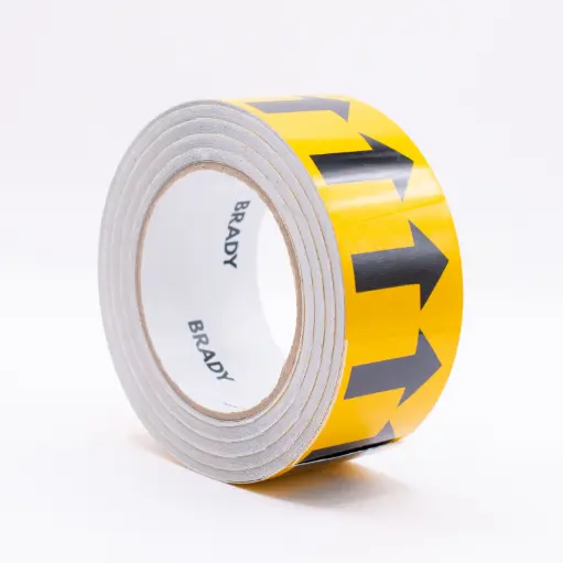 [91420] CINTA DE FLECHAS BRADY NEGRO/AMARILLO  2" X 30 YDS