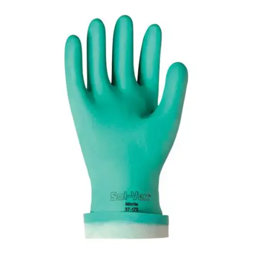 [GCAB] Guante nitrilo verde talla 9 sol-vex  bylack