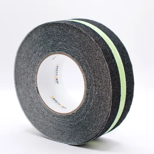[CF2X18] ROLLO CINTA ANTIDERRAPANTE FOTOLUMINI. 50 MM ABRASIVO   2"X 18 M SAFETY FORT