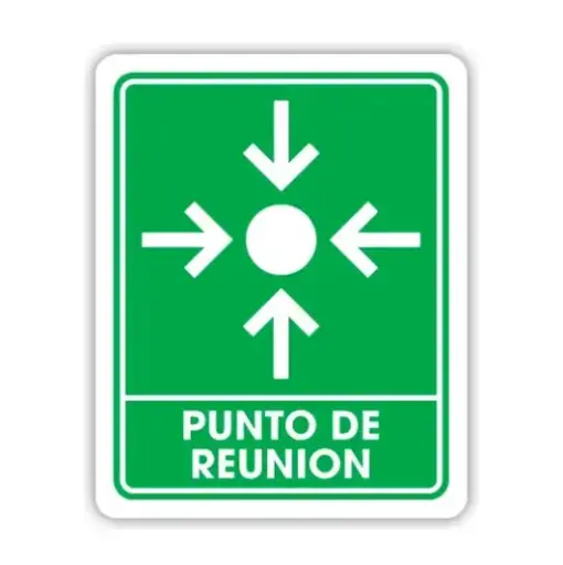 [PDR30X40] Punto de reunion de 30 x 40 cms.