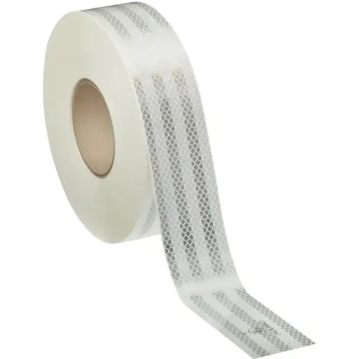 [CIN245B] CIN245B  ROLLO CINTA REFLEJANTE BCO 2"x 45 Mts