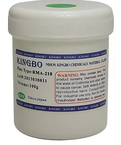 [RMA-218] RMA-218 Kingbo 100 grs pasta para soldar reballing  BGA cobre,latón,plata, celulares