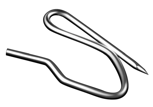 [GCP908500] GCP908500  GANCHO DE CORTINA ALFILER CROMADO  