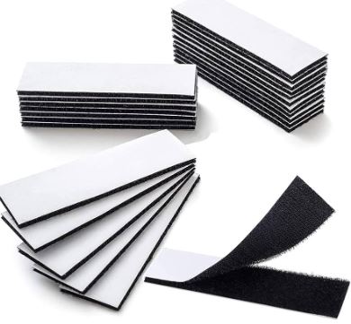 [VELCRO5CM] Tira de Velcro negro autoadherente 5cm pieza