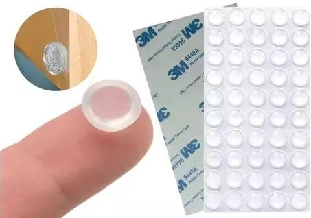 [TOPE 006] TOPE DE GOMA TRANSPARENTE  POR PIEZA