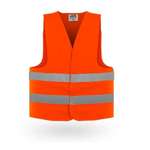 [SR1014] SR1014 CHALECO ALTA VISIBILIDAD NARANJA MED 
