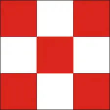 [SCICRB30X30] SEÑALAMIENTO CON IMÁN CUADROS ROJO CON BLANCO 30X30 CM 