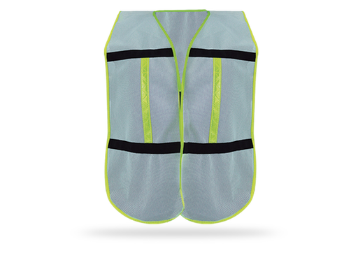 [FESR1050] FESR1050  CHALECO DE MALLA ROJO HV CON REFLEJANTE (UNITALLA)MARCA MR