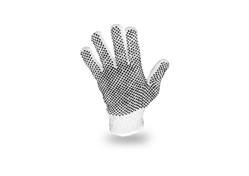 [FESG1026A] FESG1026A GUANTE JAPONES DE ALGODON CON PUNTOS PVC (TALLA 10) MARCA MR