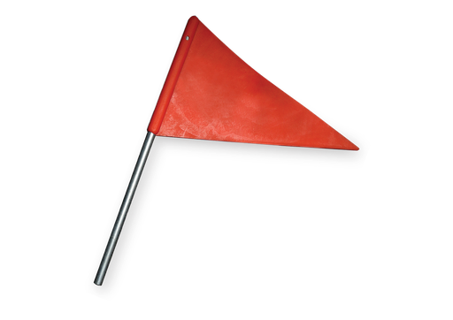 [SR1032] Banderín Naranja rígido para tractocamión