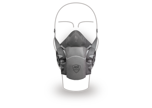 [SB1004] SB1004 MASCARILLA MEDIA CARA P/DOBLE CARTUCHO MARCA MR