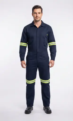 [OVE100RA-GDE] Overol 100% azul con reflejante gde Lica