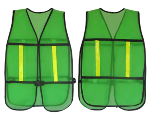 [FECHMRBS-VERDE] Fechmrbs chaleco de malla c/reflejante broche verde Samsonite